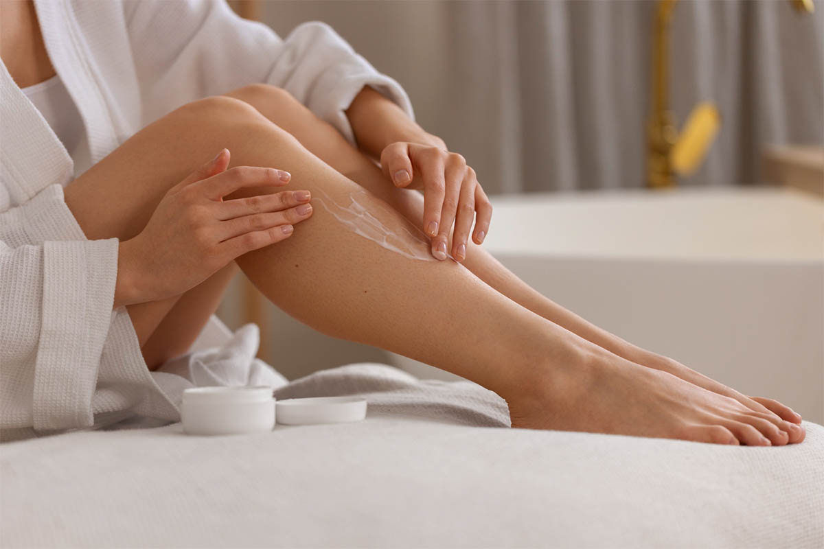 Crema corpo per l’estate gambe leggere con Rever (2)