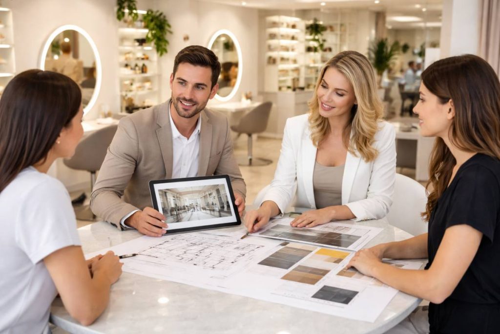 Consulenza arredamento professionale per estetiste e parrucchieri perchè affidarsi a Capp Group